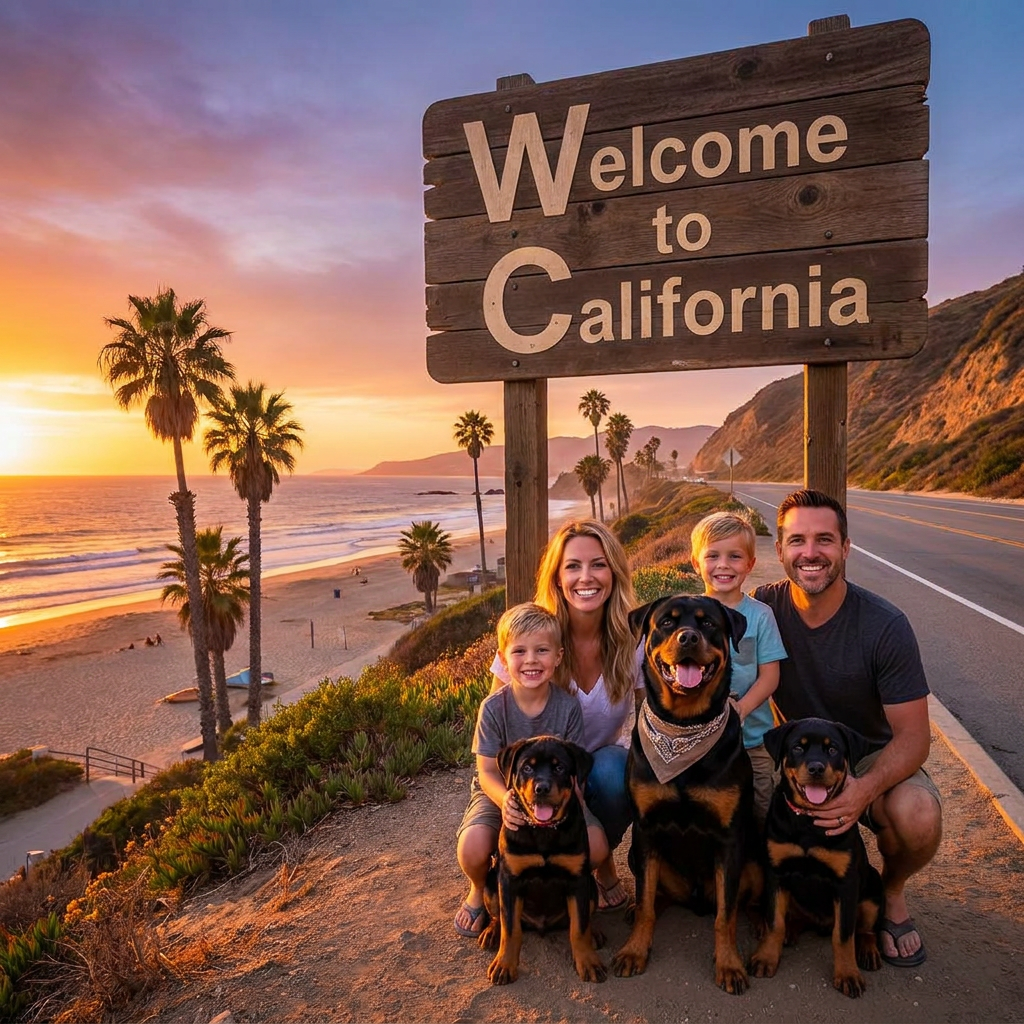 Welcome to California, Rottweiler Puppies