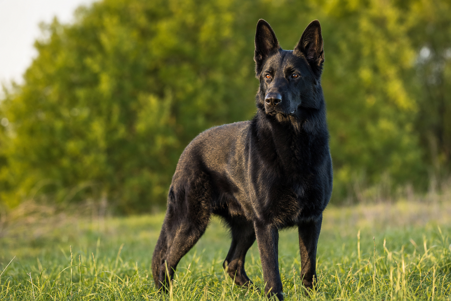 Black German Shepherd Dog
