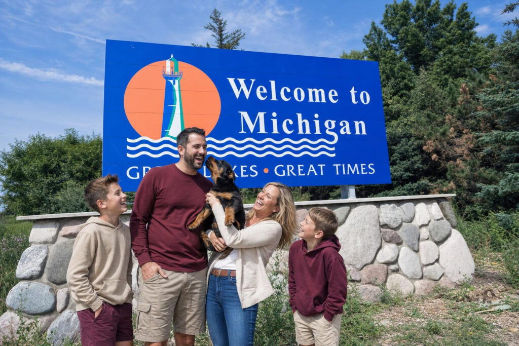 Welcome to Michigan Rottweiler puppy